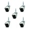 Service Caster 2 Inch Bright Chrome Hooded Grip Neck Ball Casters, 5PK SCC-GN01S20-POS-BC-516-5 - alternate 1